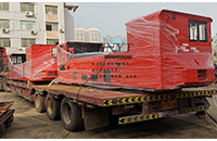 陜西8噸雙駕駛室湘潭電機(jī)車發(fā)往新疆某銅礦