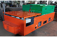 陜西8噸礦用遙控蓄電池電機(jī)車發(fā)往江蘇