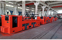 陜西14噸湘潭工礦電機(jī)車發(fā)往某金屬礦