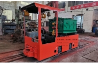 陜西防爆型湘潭蓄電池電機(jī)車發(fā)往煤礦